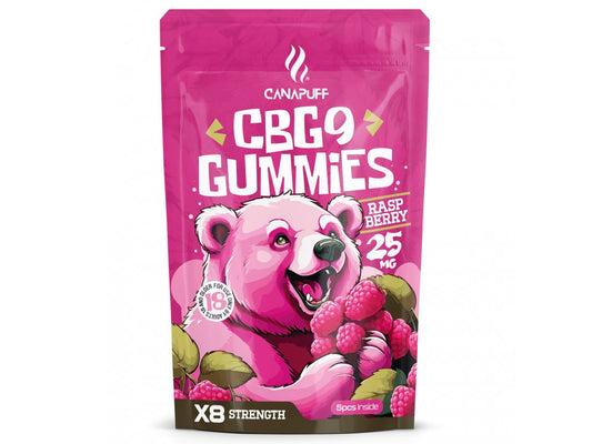 Canapuff - CBG9 Gummibärchen - Rasberry -  Restposten